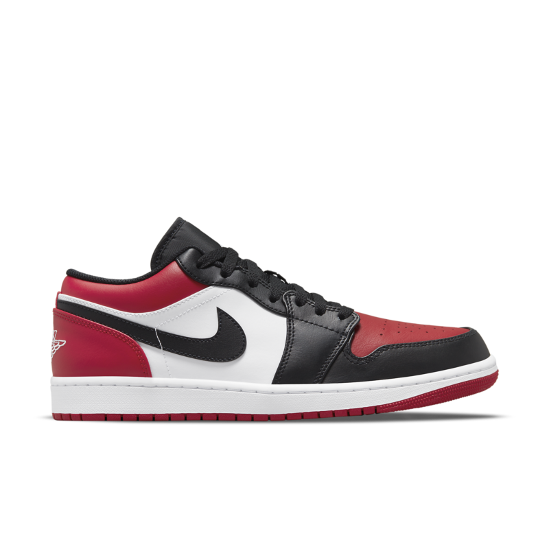 AIR JORDAN 1 LOW BRED TOE Conformity
